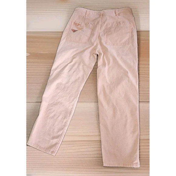 Anthropologie Pilcro The Wanderer Patchwork Low Slung Barrel Pants Size 30 Flaws - Picture 3 of 16